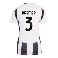 Camisa de Futebol Juventus Gleison Bremer #3 Equipamento Principal Mulheres 2024-25 Manga Curta